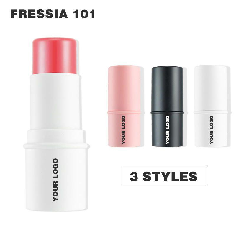 BAIXO MOQ Personalização 8 Cores Blush Maquiagem Blush Stick Blush para Branco Preto Rosa 3 Cores Stick Escolha