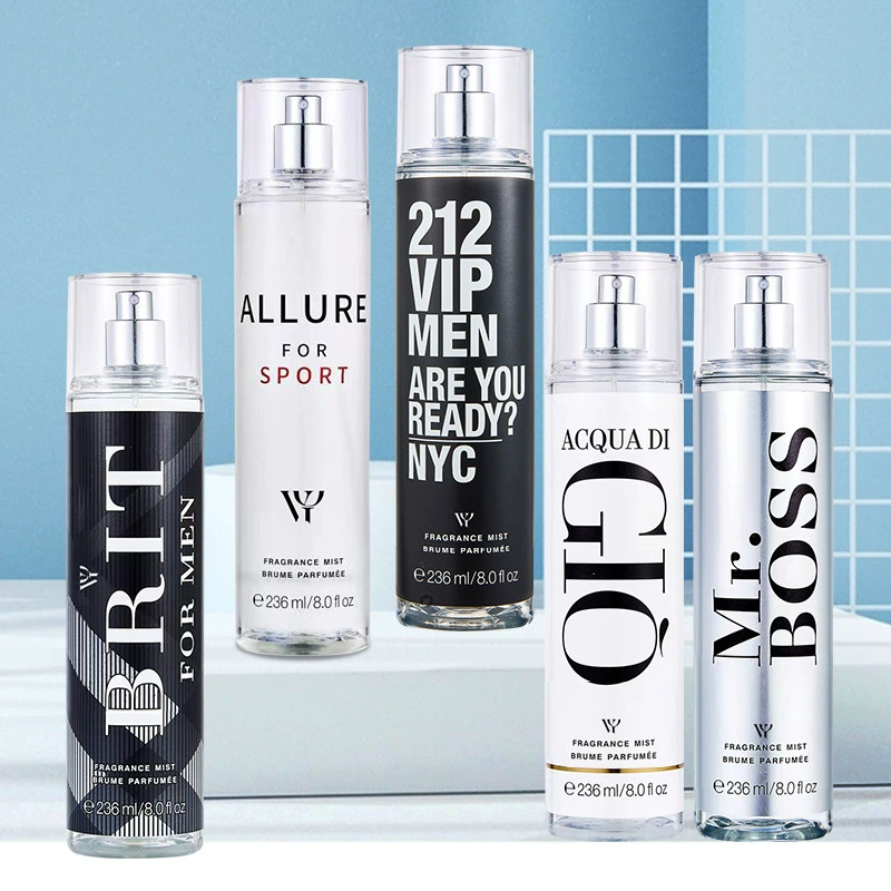 Body Mist 236ml Floral Frutado Original Fragrância Corporal Spray Perfume de Fragrância Duradoura para Homens