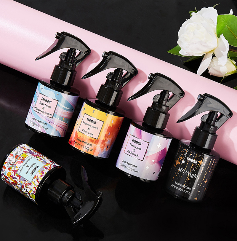 100ml névoa de cabelo e spray de seda feminino presente fragrância perfume de cabelo e spray de cabelo de névoa corporal