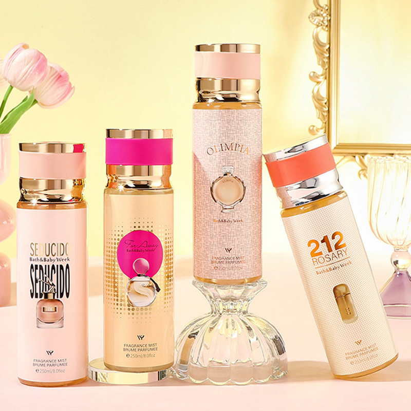 250ml marca perfume doce floral feminino corpo spray névoa parfums designer perfume