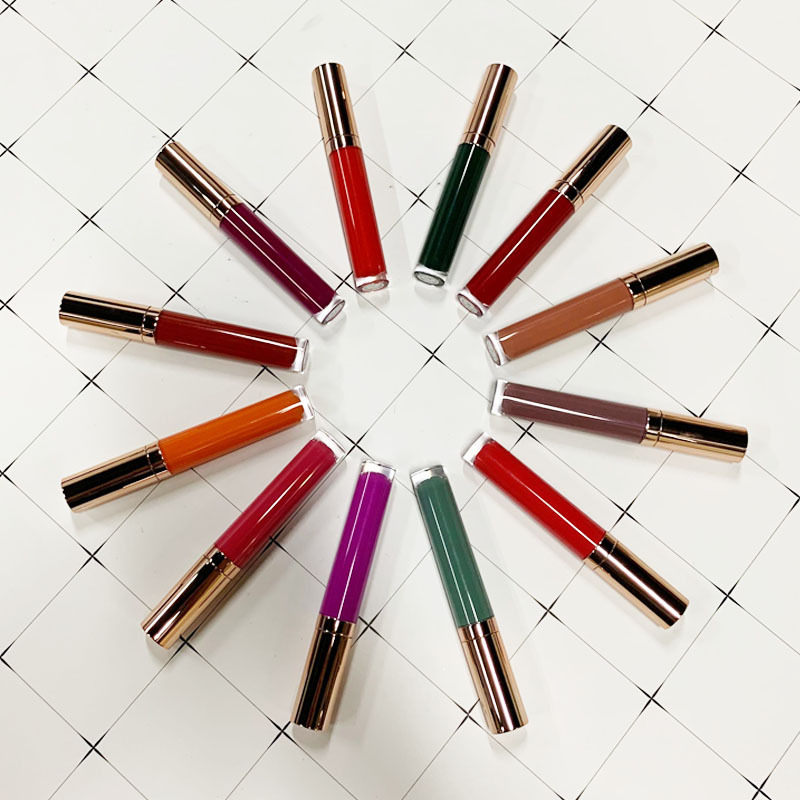 Cosméticos fazem brilho labial sem rótulo batom líquido fosco brilho labial 30 cores