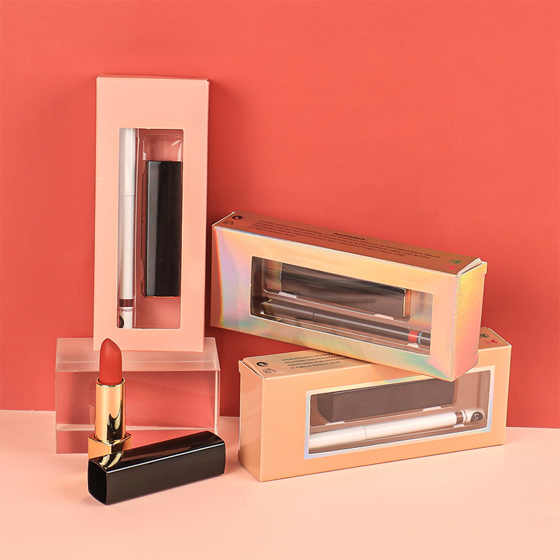 Conjunto de embalagens de batom de veludo fosco sem logotipo vegano kit de batom de longa duração