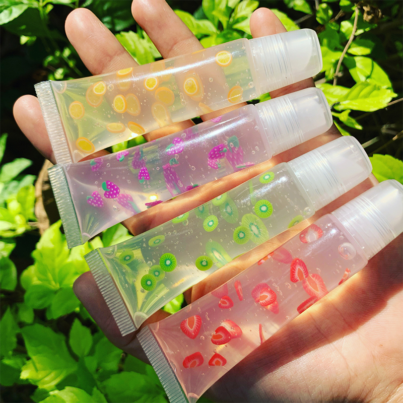 Gloss labial vegano transparente 12 cores