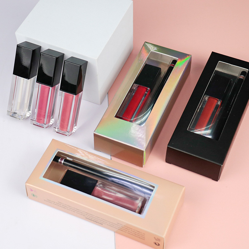 Maquiagem Lábios Líquidos 113 Cores Lipgloss Matte Líquido À Prova de Água Batom Lip Gloss e Conjunto de Delineador Labial