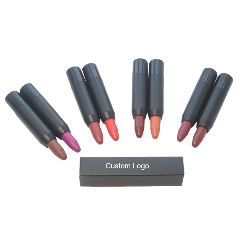 Maquiagem de longa duração Beleza Batom Matte Lip Glaze Lip Crayon Batom Lápis Caneta Batom