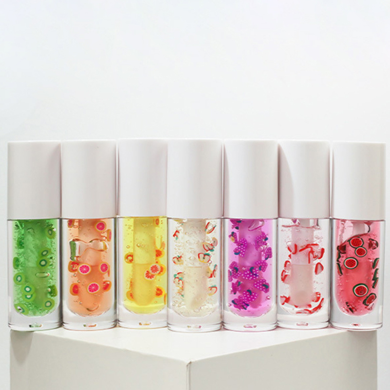 Magia Natural Cor Sabor Fruta Lip Brilhante Vegan Fruit Morango Berry Lip Oil